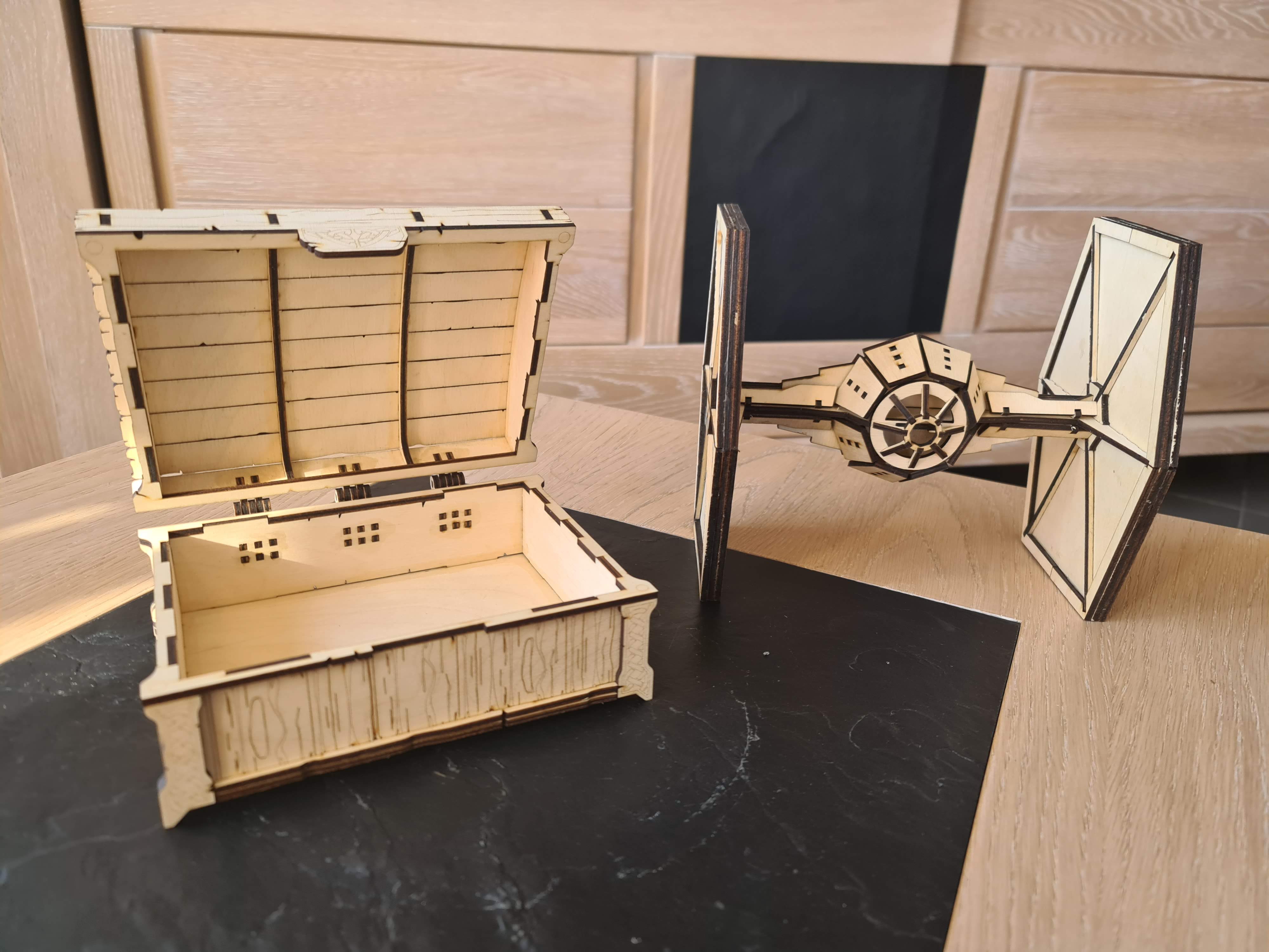 Puzzle en bois découpé au laser